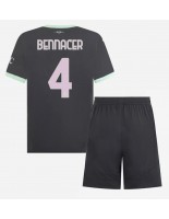 AC Milan Ismael Bennacer #4 Alternativní dres pro děti 2024-25 Krátký Rukáv (+ trenýrky)